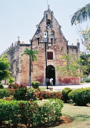 Merida historic center church